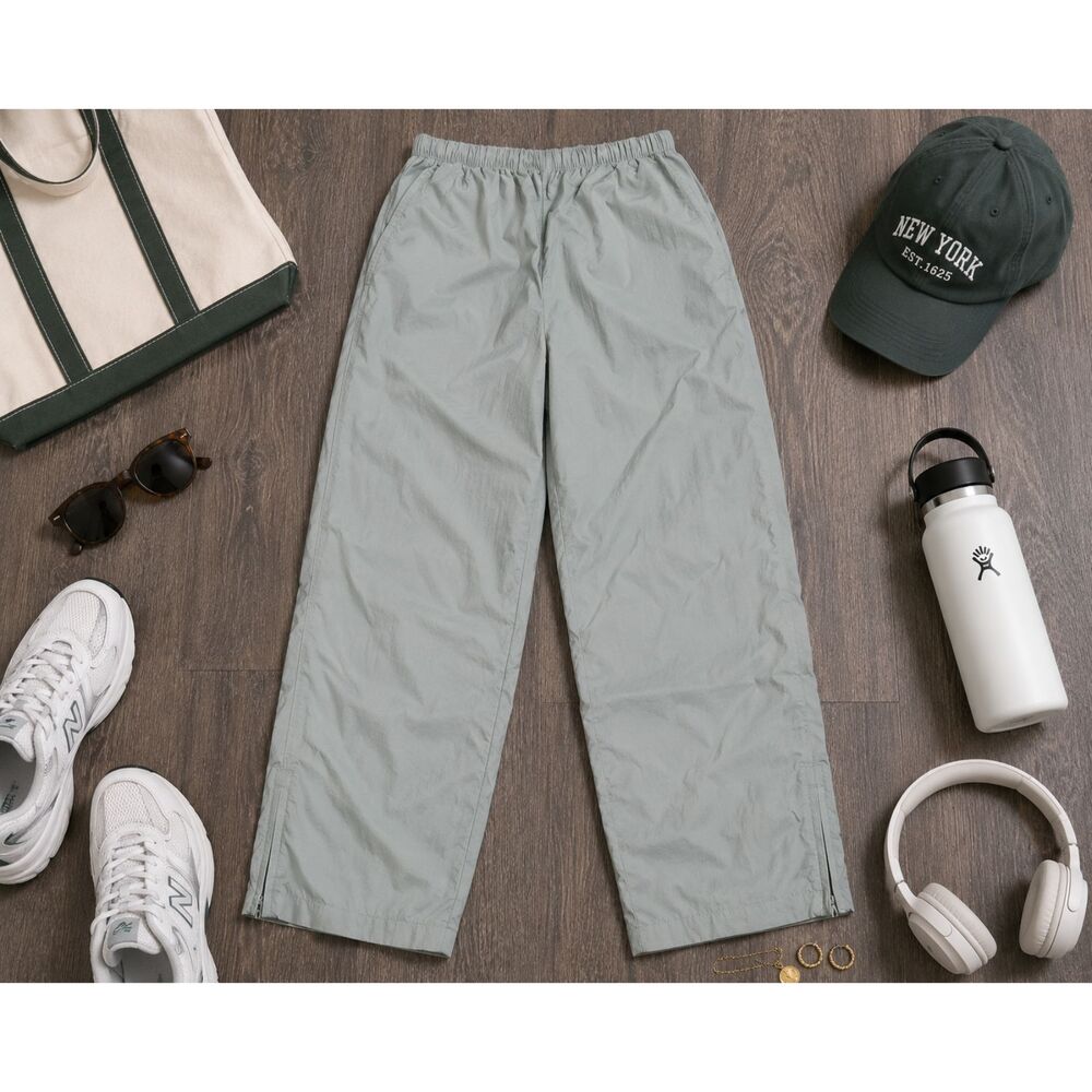 EDDIE BAUER Women’s Jogger Pants Khaki Liner Outdoors Hiking Size Large (435)